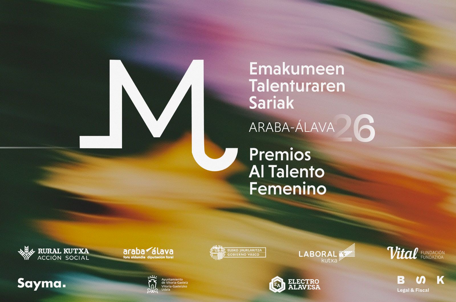 Imagen oficial Premios al Talento Femenino 2026 — Emakumeen Talenturaren Sariak